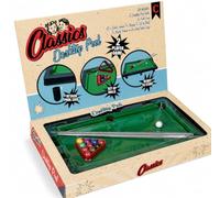 Mini Snooker Table Set with 2 Cues, Balls and Triangle, 2-4 Players, Ages 3+