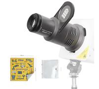 Mini Snoot Photography Optical Snoot Spotlight Compatible with Zhiyun CX100, Smallrig RC 60B,GodoxG ML100Bi etc, 33Gobos, Magic Storage Cloth