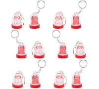 Mini Snow Globe Keyrings | Double-Sided Custom Photo Inserts | Clear Acrylic Keepsake Keychains | Fun DIY, Stocking Fillers, Party Favours | Packs of 2-24