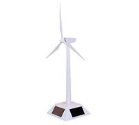 Mini Solar Energy Wind Mill Toy, Kids Intelligent Educational WindMill Toy Solar Powered Windmill Pinwheel Model Science Teaching Toy for Children Home Desktop Decor Ornament