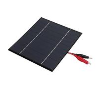 Mini Solar Panel, 150x130mm Mini Small Solar Panel Module 2.5W 5V Lightweight Stable for Car Battery for Planting for Ship