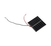 Mini Solar Panel 2-3V 0.4W 60x60mm Polycrystalline Silicone Charger for Garden Lights DIY Projects Sustainable Power Source with Wires