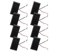 Mini Solar Panel 5V 60mA Portable Solar Cell Module for DIY Solar Charger Kit, Small Renewable Energy Panel for Science Experiments, Toys, and DC Battery(1pcs)