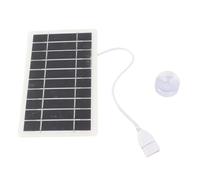 Mini Solar Panel Charger 2W 5V Portable USB Solar Panel Polycrystalline Silicon High Efficiency for Emergency Outdoor Camping Travel