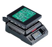 Mini Soldering Hot Plate Station, Portable Preheater with LCD Display, Heating Area 50x50mm, Temperature Range 100-350℃, Welding Platform Tool for Electronics