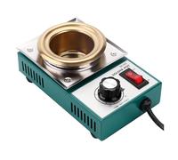 Mini Soldering Pot Tin Melting, 150W/200W/250/300W 100-600 Degree Adjustable Temperature Furnace for Casting Molds(20W)