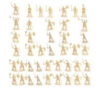 Mini Soldiers Set - Ancient warior Figures, 100pcs Toy Soldier Pack, Multi Color Miniature Model Kit | Suitable for Tabletop Game School Learning Craft Hobby Collection Battle Scene Build