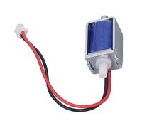Mini Solenoid Valve, 2 Position 2 Way Normally Open DC 6V 0.24A Electric Solenoid Air Valve, Aluminum Electric Solenoid Valve Open Controller Switch for Automatic Control, 0.12In