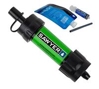 Sawyer SP101 - Mini Water Filtration System - Green- Portable - Lightweight
