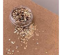 Mini Sparkling Circle Glitter Nail Decoration Wave Dot Retro Simple Style Black Gold Laser Nail Art DIY Accessories-Circle
