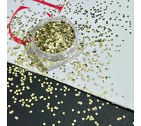 Mini Sparkling Circle Glitter Nail Decoration Wave Dot Retro Simple Style Black Gold Laser Nail Art DIY Accessories-Circle(Gold)