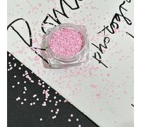 Mini Sparkling Circle Glitter Nail Decoration Wave Dot Retro Simple Style Black Gold Laser Nail Art DIY Accessories-Circle(Pink)