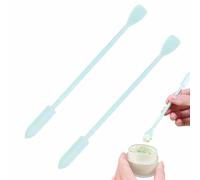 Mini Spatula Silicone Spatula - Makeup Spatula - 2 Pieces Makeup Spatula Spatula for Cosmetics Reusable Beauty Spatula Spatula