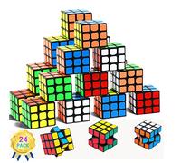 Mini Speed Cube,Magic Puzzles, Puzzle Boxes,Party Puzzle Game Toys Classroom Rewards & School Prize for Students,Birthday Party Favors (24 Pack)