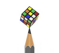 Mini Speed Cube Smallest 3x3x3 in the World 1cm Micro 3x3 Magic Cube Smooth Spinning Puzzle Game for Cube Lovers