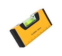 Mini Spirit Level 10 cm Magnetic Mini Level - Aluminium Alloy, Shock Proof, High-Precision Bubble Levels with Belt Clip, Rare-Earth Magnet, Small Spirit Level for DIY Carpentry Plumbing Shelving