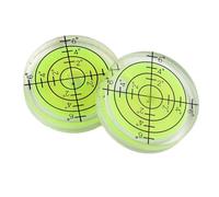 Mini Spirit Level 32 mm × 7 mm Acrylic Horizontal Bubble Level for Professional & DIY Use - High-Transparency, Low-Parallax Design, 2-Piece Set