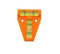 Mini Spirit Level for Caravan and Motorhome Levelling, Orange, Portable Leveller Device (Orange)