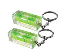 Mini Spirit Level Keyrings, DIY Tool, Set of 2, Picture Hanging Gadget, Stocking Filler