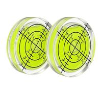 Mini Spirit Level, Small Bubble Level Bullseye Bubble Spirit Level for Leveling Phonograph Drill Picture Hanging Turntable Camera Tripod (2)