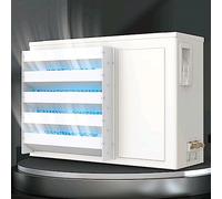 Mini Split Air Conditioner Cover for Outside Units, Air Conditioning Deflector Air Vent Cover, Change the wind direction, Protection Fence for AC Condenser Compressor, Air Vent Louver Screen