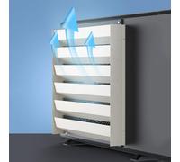 Mini Split Air Conditioner Deflector for Outside Units,air Outlet Anti-direct Blowing Prevention Heat Dissipation Wind Shield, Heat Pump Unit Cover, Adjustable Angle Air Vent Louver Cover
