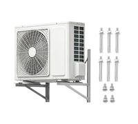 Mini Split Wall Mounting - Ergonomic Compact Functional Bracket, Functional Stylish, 2 Pieces Foldable Heavy, Duty Rack Stainless Steel Air | Multipurpose Outdoor Indoor Utility Modern