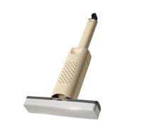 Mini Sponge Mop, Foldable Self-Squeezing Mini Sponge Mops, Wet and Dry Use Sponge Absorbent Handheld Cleaning Mop for Small Areas (Beige)
