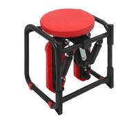 Mini Sport Stepper with Resistance Bands & Mat, Twist Step Machine for Waist Legs Hips, Home Fitness, Black-Red Multi-Function Stepper for Men Women