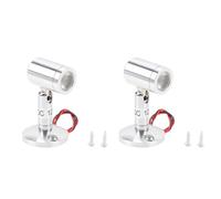 Mini Spotlights, 2pcs Aluminum Alloy DC 12V LED Warm Light Spotlight, Accent Lamp Spotlight for Jewelry Display Case Entrance (Warm Light)