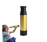 Mini Spotting Toy - Pocket Pirate Monocular, Waterproof Foldable Telescope | Portable Retractable Vision Range for Explorer, Outdoor Adventure, Pirate Game, Learning