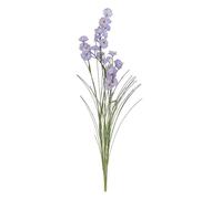 Mini Spray of Artificial Lilac Roses, Realistic Faux Purple Flowers, Cottage Style Flower Stem, Fake Wild Meadow Flowers, Rustic Floral Display Greenery Leaf Filler