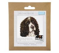 Mini Springer Spaniel Cross Stitch Kit by Material Needs