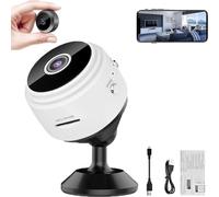Mini Spy Camera,Mini Camera Spy,Mini Spy Camera Wireless Hidden with Audio, Spy Focus Magnetic Mini Security Camera Outdoor,Mini Spy Security Camera Wireless,Spy Camera No Wifi Needed (White, 1PC)