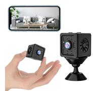 Mini Spy Camera Wireless Hidden WiFi Camera, 2024 Latest 1080P Full HD Mini Camera, Small Nanny Cam Home Security Surveillance Camera with Motion Detection/Night Vision APP Control for Indoor Outdoor