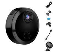 Mini Spy Hidden Camera, Mini Wireless Camera Full Hd 1080p Night Vision, Indoor Camera Wireless For Home Security, Wifi Camera Surveillance Wireless With Night Vision Motion Detection,With Shelf