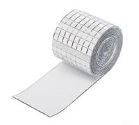 Mini Square Glass Mirror Mosaic Stickers With Self Backing, 5mm By 5mm Tile Size, For Adding Light Reflection And Dimension To Any(Silver)