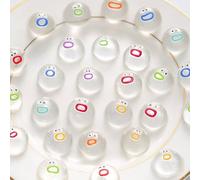 Mini Squishes Expression Squee-ze Fidget Toys, Expression Stress Ball Sensory Squee-ze Toy for Adults, Small Party Favors Goodie Bag Fillers for Classroom Treasure Box(Random color) (10Pcs)