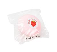 Mini Squishy Stress Ball, 6cm Ice Bread Soft Sensory Fidget Stress Balls Squeeze Change Color, Help Focus and Relax Ideal Stress Relief For Office, Classroom Party Favors. Strawberry