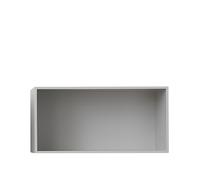 Mini Stacked Shelving System Large Light Gray