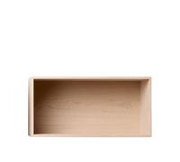 Mini Stacked Shelving System Large Oak