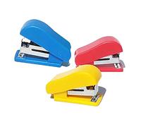 Mini Stapler,3 Pcs Cartoon Mini Hand Stapler Manual Cute Portable Stapler with Staples for Desk Office School Paper Teacher Supplies