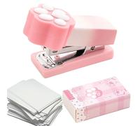 Mini Stapler, Cat Claw Pocket Stapler, Small Cute Practical Stapler for Kids, Students, Classroom, School, Office, Travel, Christmas, Perfect for Tidy and Easy Bi
