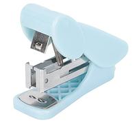 Mini Stapler Small Paper Binding Machine Mini Book Sewer with Nail Puller Office Stationery (121-Light Blue)