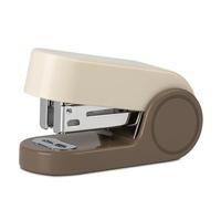 Mini Stapler with 830 Staples,20 Sheet Office Desktop Stapler,Small Cute Compact Travel Size Stapler for Students & Office (Brown)