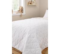 Bianca Mini Star & Stripes Cotton Reversible Bedspread Natural - 200 x 200 cm - Natural