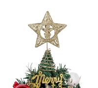 Mini Star Topper for Xmas Decorations, Angel Christmas Tree Star Ornament