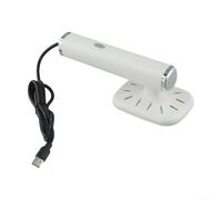 Mini Steam Iron Portable Handheld Clothes Steamer 180° Rotatable Compact Lightweight for Travel Home Use on Multiple Fabrics