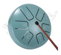 Mini Steel Tongue Drum - 3.8-Inch 6-Note Handpan, Portable & Compact Percussion Instrument, Perfect for Meditation, Relaxation, and Music Therapy