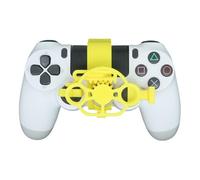 Mini Steering Wheel for PS4, 3D Printing Racing Wheels Gaming Mini Steering Wheel Replacement for PS4 Accessories (Tempered)